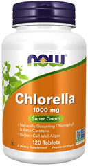 Chlorella, 1000mg - 120 tablets | NOW Foods