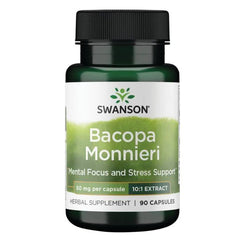 Bacopa Monnieri 10:1 Extract, 50mg - 90 caps | Swanson