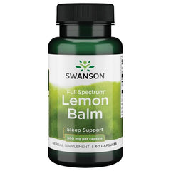Full Spectrum Lemon Balm, 500mg - 60 caps | Swanson