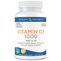 Vitamin D3, 1000 IU Orange - 120 softgels