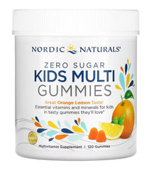 Kids Multi Zero Sugar, Orange Lemon - 120 gummies | Nordic Naturals