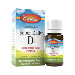 Super Daily D3, 4000 IU - 10 ml. | Carlson Labs