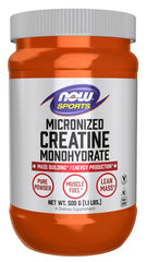 Micronized Creatine Monohydrate - 500 grams | NOW Foods