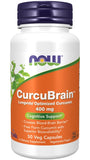 CurcuBrain, 400mg - 50 vcaps | NOW Foods