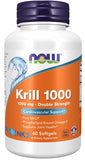 Krill Oil, 1000mg Double Strength - 60 softgels | NOW Foods