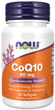CoQ10 with Selenium & Vitamin E, 50mg - 50 softgels