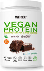 Vegan Protein, Brownie Chocolate - 750 grams | Weider