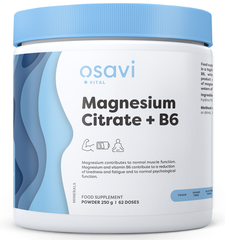 Magnesium Citrate + B6 Powder - 250 grams | Osavi