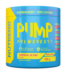 Pump Pre-Workout, Tropical Blend - 225 grams | Nutrend
