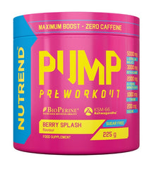 Pump Pre-Workout, Berry Splash - 225 grams | Nutrend
