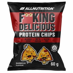 Fitking Delicious Protein Chips, Barbecue - 60 grams | Allnutrition