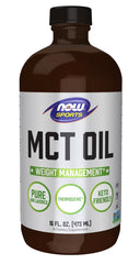 MCT Oil, Pure Liquid - 473 ml. | NOW Foods