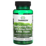 Berberine Plus with Bitter Melon & Milk Thistle - 60 caps | Swanson