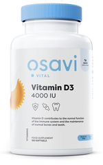 Vitamin D3, 4000IU - 120 softgels | Osavi