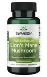 Full Spectrum Lion's Mane Mushroom, 500mg - 60 caps | Swanson