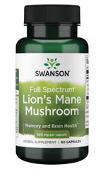 Full Spectrum Lion's Mane Mushroom, 500mg - 60 caps | Swanson