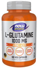 L-Glutamine, 1000mg - 120 vcaps | NOW Foods