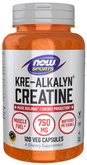 Kre-Alkalyn Creatine - 120 vcaps | NOW Foods