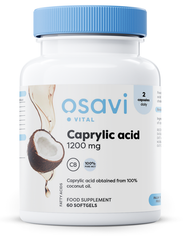 Caprylic Acid, 1200mg - 60 softgels | Osavi