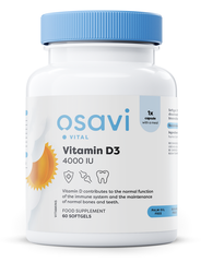 Vitamin D3, 4000IU - 60 softgels | Osavi