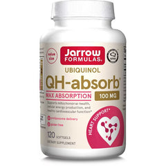 Ubiquinol QH-absorb, 100mg - 120 softgels | Jarrow Formulas