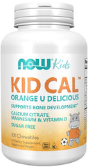 Kid Cal, Orange U Delicious - 100 chewables | NOW Foods