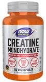 Creatine Monohydrate, 750mg - 120 vcaps | NOW Foods