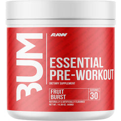 CBUM Essential Pre-Workout, Fruit Burst - 408 grams | Raw Nutrition