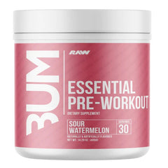 CBUM Essential Pre-Workout, Sour Watermelon - 405 grams | Raw Nutrition
