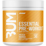CBUM Essential Pre-Workout, Peach Mango - 423 grams | Raw Nutrition