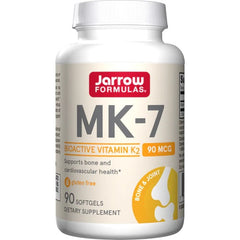 MK-7, 90mcg - 90 softgels | Jarrow Formulas