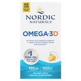 Omega-3D, 690mg Lemon - 60 softgels | Nordic Naturals