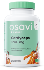 Cordyceps, 1200mg - 60 vegan caps | Osavi
