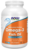 Omega-3 Fish Oil, Molecularly Distilled - 500 softgels | NOW Foods