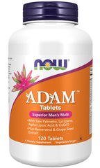 ADAM Multi-Vitamin for Men - 120 tablets | NOW Foods