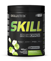 Skill Pre-Workout, Green Apple - 400 grams