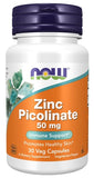 Zinc Picolinate, 50mg - 30 vcaps | NOW Foods