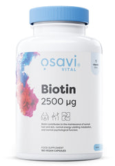 Biotin, 2500mcg - 180 vegan caps | Osavi