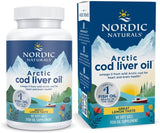 Arctic Cod Liver Oil, 750mg Lemon - 90 softgels | Nordic Naturals