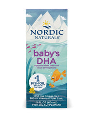 Baby's DHA Fish Oil, 1050mg Omega-3 with Vitamin D3 - 60 ml. | Nordic Naturals