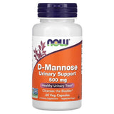 D-Mannose, 500mg - 60 vcaps | NOW Foods