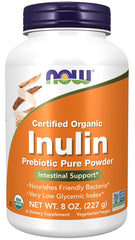 Inulin Prebiotic Pure Powder - 227 grams | NOW Foods