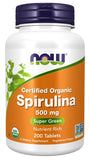 Spirulina, 500mg - 200 tablets | NOW Foods