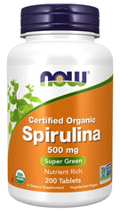 Spirulina, 500mg - 200 tablets | NOW Foods