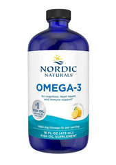 Omega-3, 1560mg Lemon - 473 ml. | Nordic Naturals