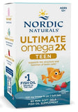 Ultimate Omega 2X Fish Oil TEEN, Strawberry (EAN 768990891212) - 60 mini softgels | Nordic Naturals