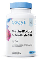 MethylFolate & Methyl-B12 - 120 vegan caps | Osavi