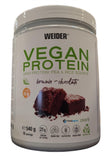 Vegan Protein, Brownie Chocolate - 540 grams | Weider
