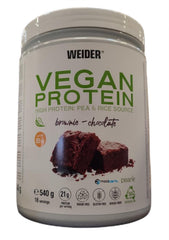 Vegan Protein, Brownie Chocolate - 540 grams | Weider