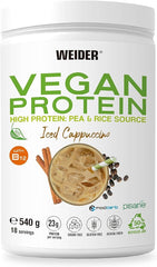 Vegan Protein, Iced Cappuccino - 540 grams | Weider
